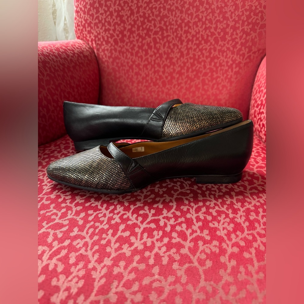 Ecco Akita Flats, Black & Multi Metallic, Size 40 - Picture 16 of 16